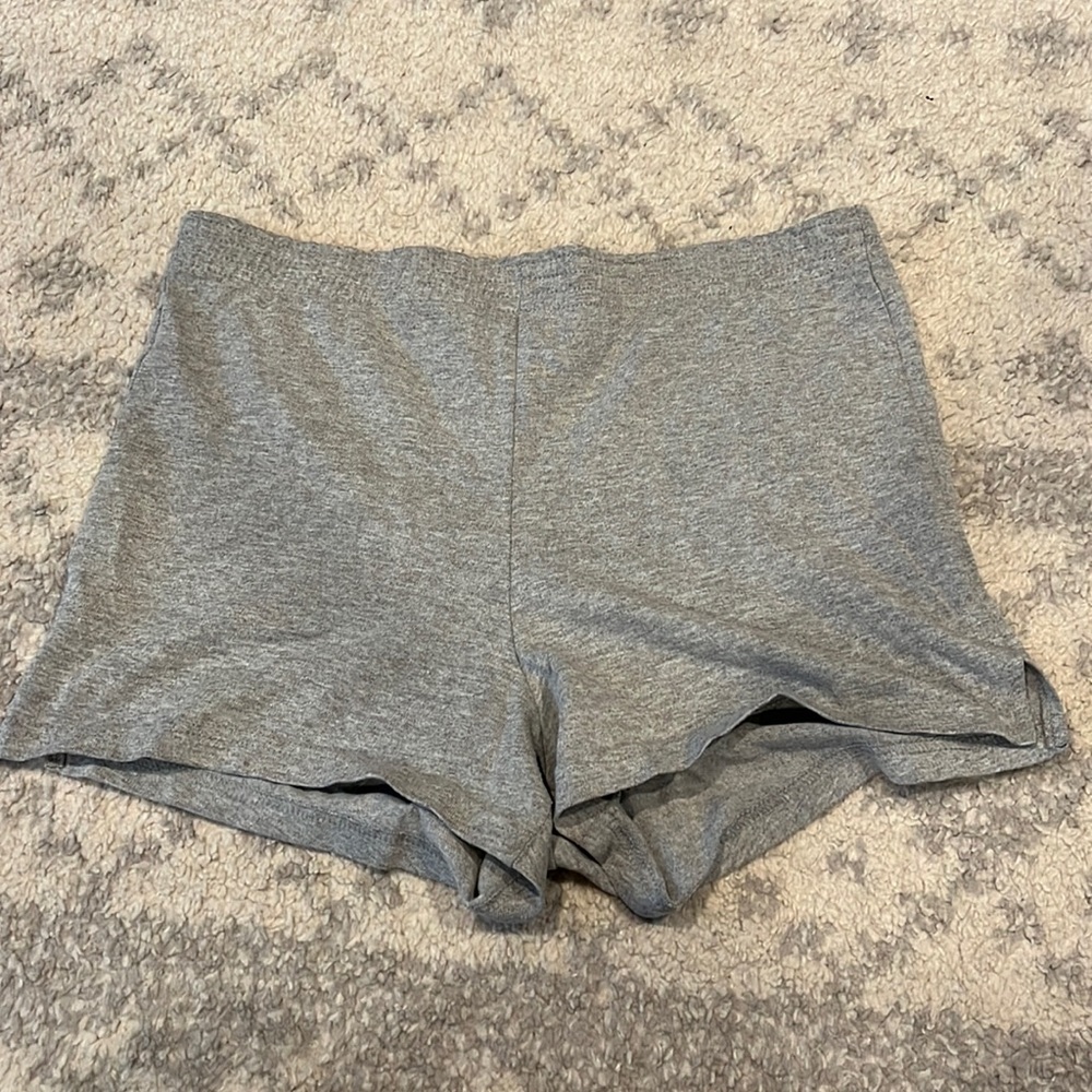 Gray soffe shorts